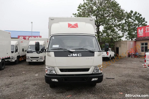 JMC Shunda Wide Body 116hp 4X2(6 wheels) 4.08m Single Row Van Light Truck (Air Brake)(China VI) Exterior (2) | 86Trucks