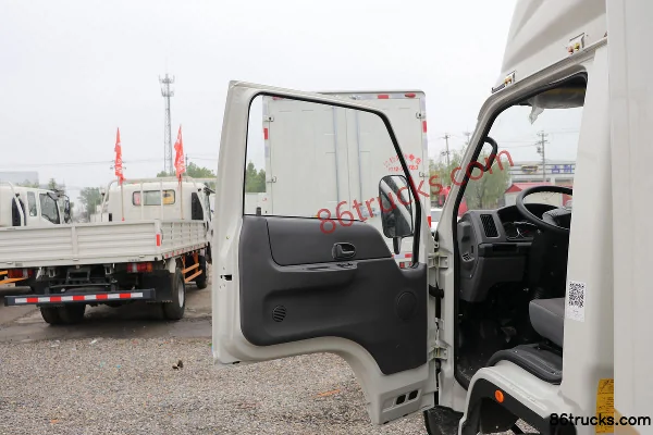 JMC Shunda Wide Body 116hp 4X2(6 wheels) 4.08m Single Row Van Light Truck (Air Brake)(China VI) Cab (1) | 86Trucks