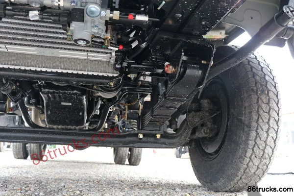 JMC Shunda Wide Body 116hp 4X2(6 wheels) 4.08m Single Row Van Light Truck (Air Brake)(China VI) Chassis (3) | 86Trucks