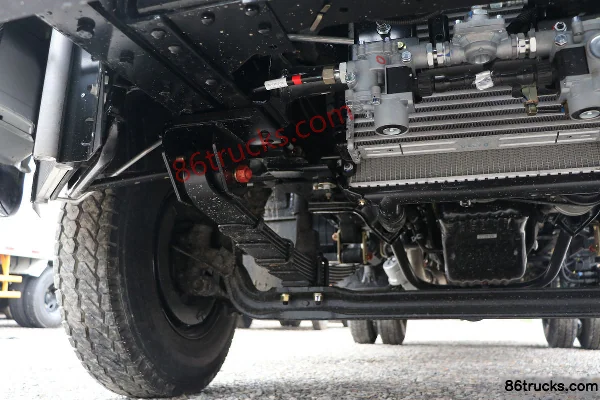 JMC Shunda Wide Body 116hp 4X2(6 wheels) 4.08m Single Row Van Light Truck (Air Brake)(China VI) Chassis (2) | 86Trucks