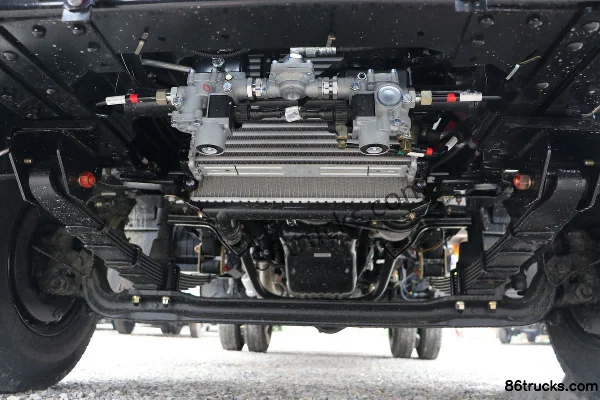 JMC Shunda Wide Body 116hp 4X2(6 wheels) 4.08m Single Row Van Light Truck (Air Brake)(China VI) Chassis (1) | 86Trucks