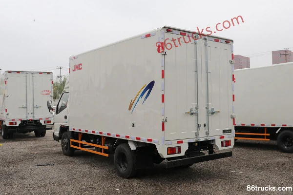 JMC Shunda Wide Body 116hp 4X2(6 wheels) 4.08m Single Row Van Light Truck (Air Brake)(China VI) (2) | 86Trucks