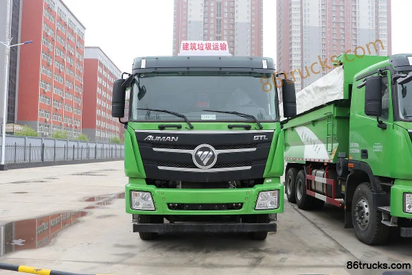 Foton Auman GTL 9 Series Heavy Truck Northern Version 375 hp 6X4(10 wheels) 5.4m Dump Truck Exterior (2) | 86Trucks