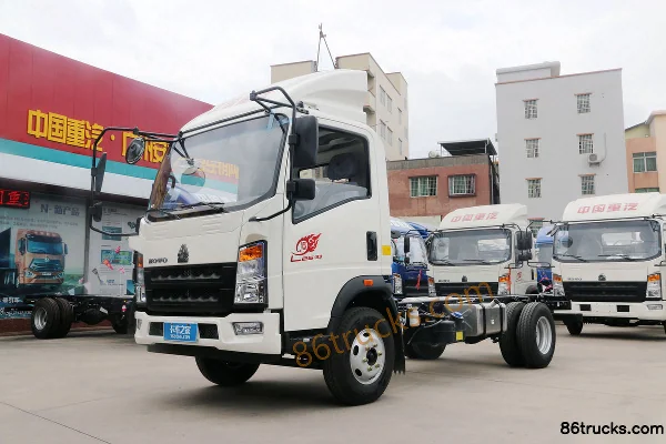 Sinotruk HOWO Dream classique 116 ch 4X2(6 roues) camion léger plateau à cabine simple 4,165 m Extérieur (3) | 86Trucks