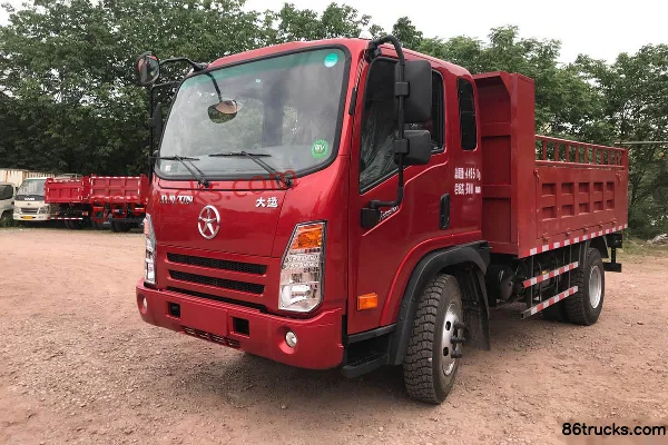 Dayun New Aopuli 130 hp 4X2(6 wheels) Barrel Garbage Transport Truck Exterior (2) | 86Trucks