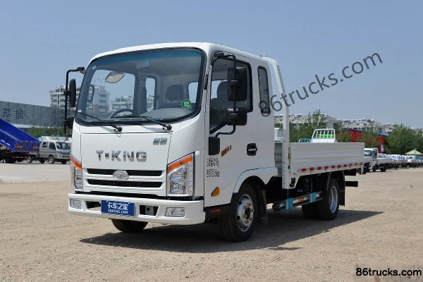 Tangjun Ouling Jinlika II 102hp 4X2(6 wheels) 3.8m half-cab flatbed light truck Exterior (3) | 86Trucks