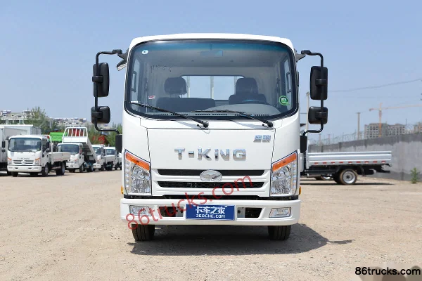 Tangjun Ouling Jinlika II 102hp 4X2(6 wheels) 3.8m half-cab flatbed light truck Exterior (2) | 86Trucks