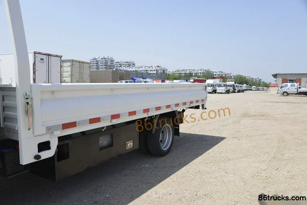 Tangjun Ouling V5 1.6L 105hp 4X2(6 wheels) Gasoline/CNG 3.61m Single Row Flatbed Micro Truck (China VI) Body (2) | 86Trucks
