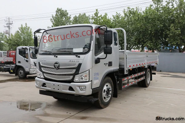 Foton Aumark S3 Series High-efficiency Express Delivery Version 156hp 4X2(6 wheels) 5.25m Cab-over Flatbed Light Truck Exterior (3) | 86Truc
