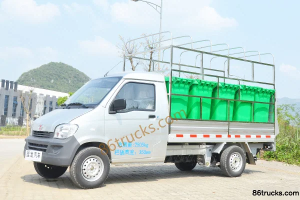 Yanlong Auto 2.5T 2.8m single-cab pure electric barrel garbage truck 41.1kWh 4X2(6 wheels) Exterior (2) | 86Trucks
