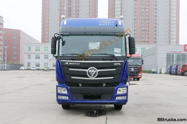 Foton AumanGTL 6 Series Heavy Truck 270 hp 6X2(8 wheels) 9.53m Flatbed Cargo Truck (459 rear axle) Exterior (2) | 86Trucks