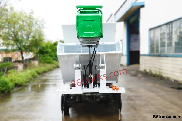 Yanlong Auto 2.5T Single Row Pure Electric Self Loading Garbage Truck 41.11kWh 4X2(6 wheels) Exterior (2) | 86Trucks