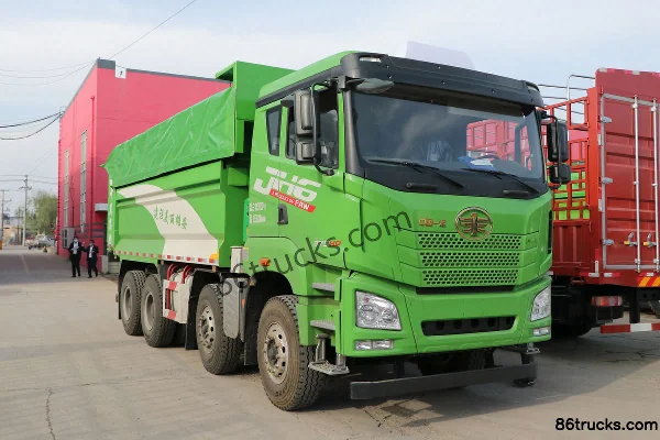 FAW Jiefang Qingdao JH6 Heavy Truck Urban Construction Lightweight Edition 350hp 8X4(12 wheels) 5.6m Dump Truck Exterior