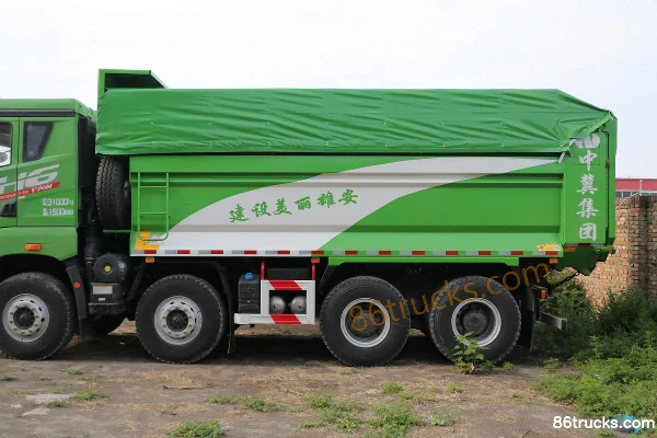 FAW Jiefang Qingdao JH6 Heavy Truck Urban Construction Lightweight Edition 350hp 8X4(12 wheels) 5.6m Dump Truck Body (1) | 86Trucks