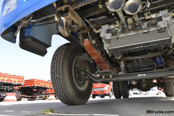 Yuejin Kaituo X500 Engineering Type 116hp 4X2(6 wheels) 3.8m Dump Truck Chassis (2) | 86Trucks