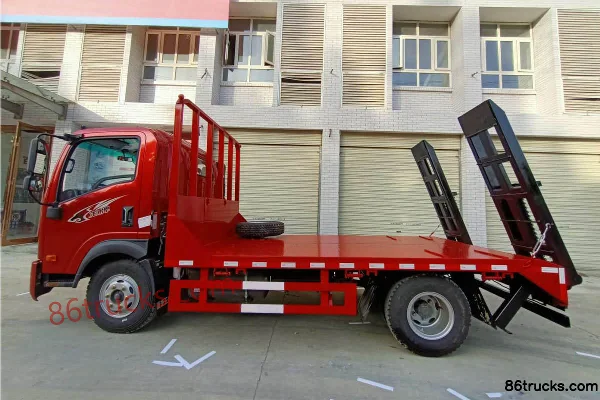 Sinotruk Wangpai 7 Series 129 hp 4X2(6 wheels) Flatbed Truck Exterior (3) | 86Trucks