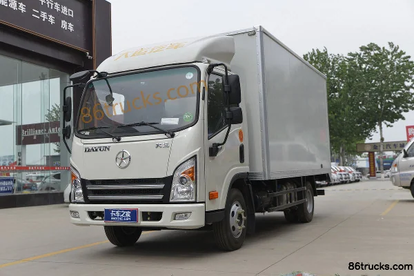 Dayun New Aopuli 137hp 4X2(6 wheels) 4.18m Single Row Van Light Truck Exterior (3) | 86Trucks