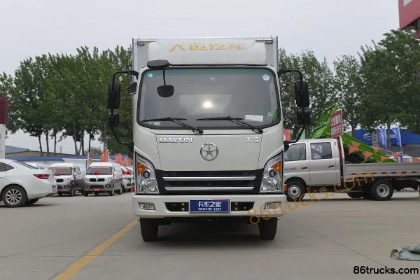 Dayun New Aopuli 137hp 4X2(6 wheels) 4.18m Single Row Van Light Truck Exterior (2) | 86Trucks