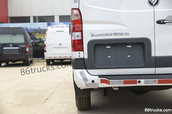 Foton Commercial Vehicle Tuyano E5 2019 Model 110hp 2.8T Diesel 3-Seat Short Wheelbase Enclosed Van Cargo Box (3) | 86Trucks