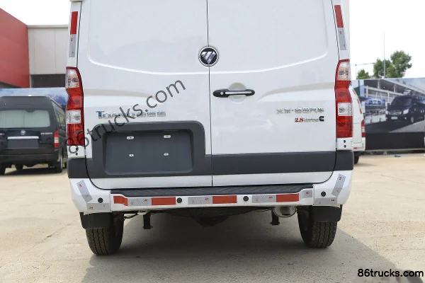 Foton Commercial Vehicle Tuyano E5 2019 Model 110hp 2.8T Diesel 3-Seat Short Wheelbase Enclosed Van Cargo Box (2) | 86Trucks