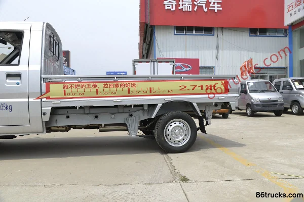 Wuling Rongguang Mini Truck 1.5L 99 hp 4X2(6 wheels) Gasoline 2.71m single-row flatbed mini truck Body (1) | 86Trucks