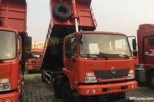 Dongfeng Tianjin KS 220 hp 6X2(8 wheels) 6.8m dump truck Exterior (3) | 86Trucks