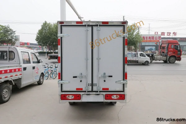 Karry Youjin Standard 1.3L 91 hp 4X2(6 wheels) Gasoline 2.385m Double Row Van Mini Truck Body (3) | 86Trucks