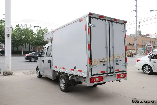 Karry Youjin Standard 1.3L 91 hp 4X2(6 wheels) Gasoline 2.385m Double Row Van Mini Truck Body (2) | 86Trucks
