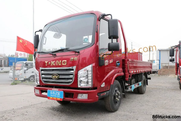 Tangjun Ouling K1 Series 110hp 4X2(6 wheels) 4.15m Single Row Flatbed Light Truck Exterior (3) | 86Trucks