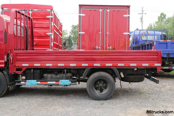 Tangjun Ouling K1 Series 110hp 4X2(6 wheels) 4.15m Single Row Flatbed Light Truck Body (1) | 86Trucks