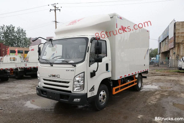 JMC Kaiyun Strong Edition Light Load Standard 129 hp 4X2(6 wheels) 4.08m Single Row Van Truck (Wide Body) Exterior (3) | 86Trucks
