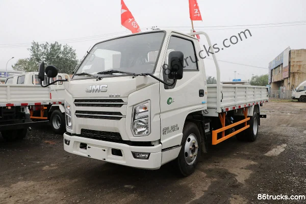 JMC New Shunda Narrow Body 116hp 4X2(6 wheels) 4.22m single row flatbed light truck (China VI) Exterior (3) | 86Trucks