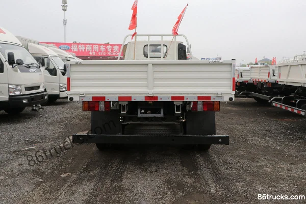 JMC New Shunda Narrow Body 116hp 4X2(6 wheels) 4.22m single row flatbed light truck (China VI) (2) | 86Trucks
