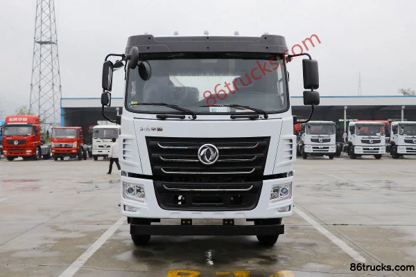 Dongfeng F5 150hp 4X2(6 wheels) green sprinkler truck (Chengliwei brand) Exterior (2) | 86Trucks