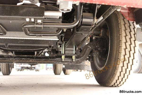 JAC Junling V3 109 ch 4X2(6 roues) camion léger fourgon à cabine simple 4,15 m Châssis (3) | 86Trucks