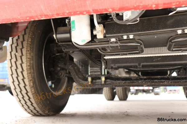 JAC Junling V3 109 ch 4X2(6 roues) camion léger fourgon à cabine simple 4,15 m Châssis (2) | 86Trucks