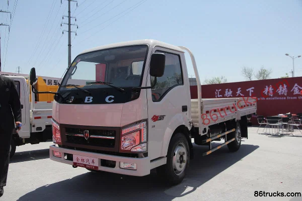 Jinbei Lingqi 78 ch 4X2(6 roues) camion léger plateau cabine simple 3,3 m Extérieur (2) | 86Trucks