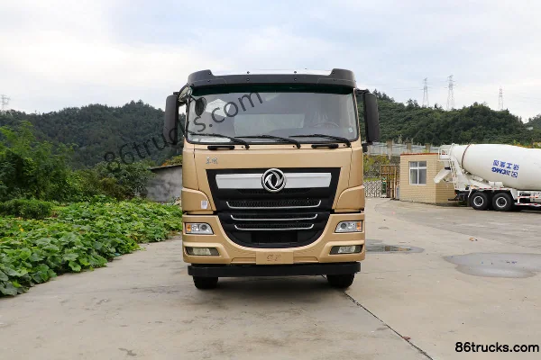 Dongfeng Special Chassis Series 350 hp 8X4(12 wheels) Flatbed Truck (Dali Brand) Exterior (2) | 86Trucks