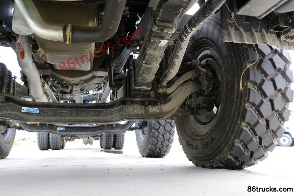 Dongfeng Special Chassis Series 350 hp 8X4(12 wheels) Flatbed Truck (Dali Brand) (3) | 86Trucks