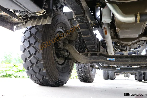 Dongfeng Special Chassis Series 350 hp 8X4(12 wheels) Flatbed Truck (Dali Brand) (2) | 86Trucks
