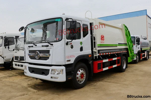 Dongfeng Duolika D9 Édition 20e anniversaire 230 ch 4X2(6 roues) Camion à ordures compacteur (marque Shenhu) Extérieur (3) | 86Trucks