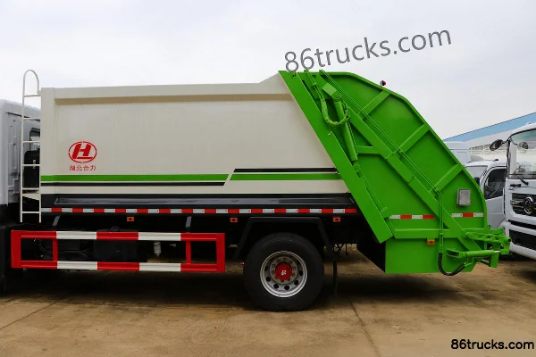Dongfeng Duolika D9 Édition 20e anniversaire 230 ch 4X2(6 roues) Camion à ordures compacteur (marque Shenhu) Carrosserie (2) | 86Trucks