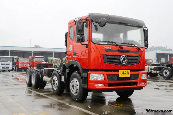 Dongfeng T5 300hp 8X4(12 wheels) 6m dump truck (10T reinforced rear axle) Exterior