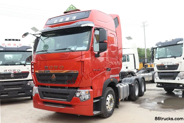 Sinotruk HOWO T7H Heavy Truck 440 hp 6X4(10 wheels) Hazardous Materials Tractor Truck (Sinotruk 16-speed Aluminum Housing) Exterior (3) | 86