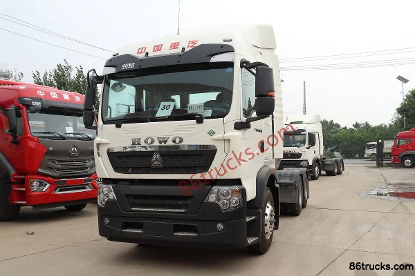 Sinotruk HOWO TX heavy truck 440 hp 6X4(10 wheels) LNG tractor truck Exterior (2) | 86Trucks