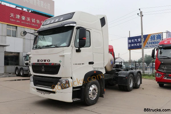 Sinotruk HOWO T7H heavy truck 440 hp 6X4(10 wheels) LNG tractor truck (with hydraulic retarder) (China VI) Exterior (3) | 86Trucks