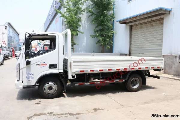 Foton Aoling Xin Jieyun édition jeunesse 130 ch 4X2(6 roues) camion léger plateau 4,17 m monoplace (voie élargie) Extérieur (3) | 86Trucks