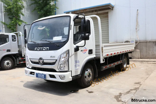 Foton Aoling Xin Jieyun édition jeunesse 130 ch 4X2(6 roues) camion léger plateau 4,17 m monoplace (voie élargie) Extérieur (2) | 86Trucks