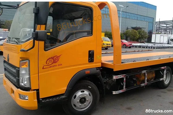 Sinotruk HOWO Hanjiang 116hp 4X2(6 wheels) Wrecker (Jiangte Brand) Exterior (2) | 86Trucks