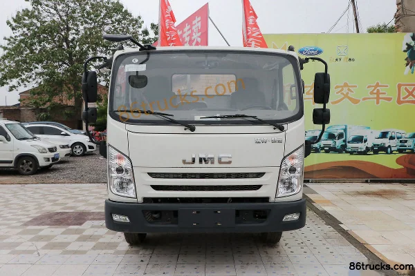 JMC Kaiyun Strong Edition Wide Body Standard 129 hp 4X2(6 wheels) 4.08m Single Row Stake Light Truck (China VI) Exterior (2) | 86Trucks